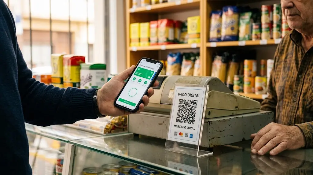 Soluciones de interoperabilidad de pagos para no bancarizados en comercios.