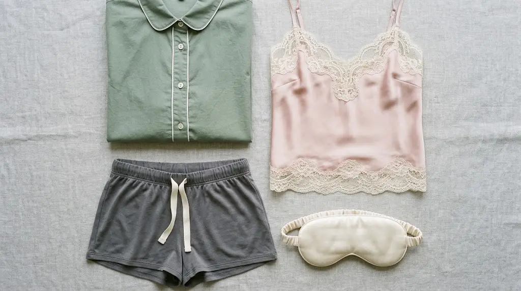 Panorama y variedad de ropa de dormir femenina en Uruguay.